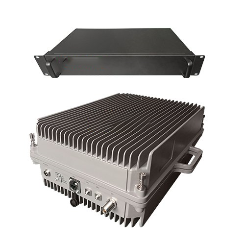  策勒TETRA800数字警用集群数字光纤直放站远近端机